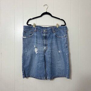 Levi's 550 Men's Relaxed Fit Denim Jean Shorts Waist Medium Blue Wash Size 42